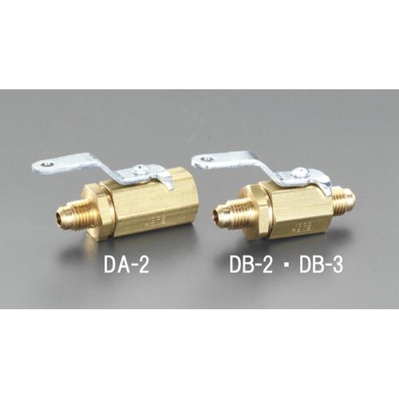 エスコ EA496DB-3 F3/8”xF3/8”冷媒用ボールバルブ 1個（ご注文単位1個）【直送品】