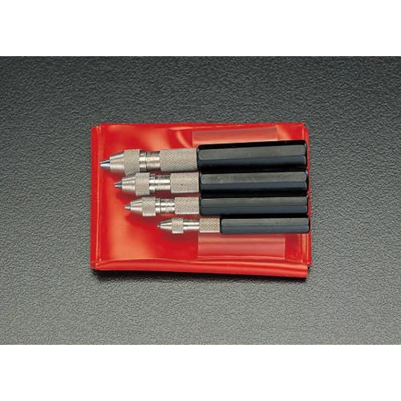 エスコ EA589RD 4本組精密ピンバイス 1個(ご注文単位1個)【直送品】