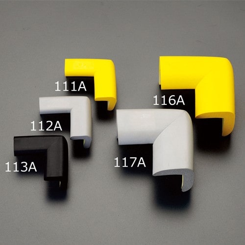 エスコ EA983FJ-111A 70x70 x 30mm コーナーガード(黄/4個) 1個 （ご注文単位1個）【直送品】