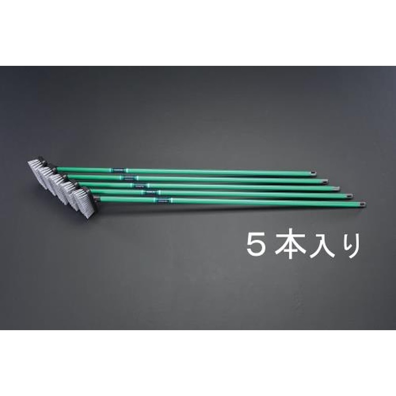 エスコ EA928CC-10 240x1300mmデッキブラシ(5本) 1個（ご注文単位1個）【直送品】