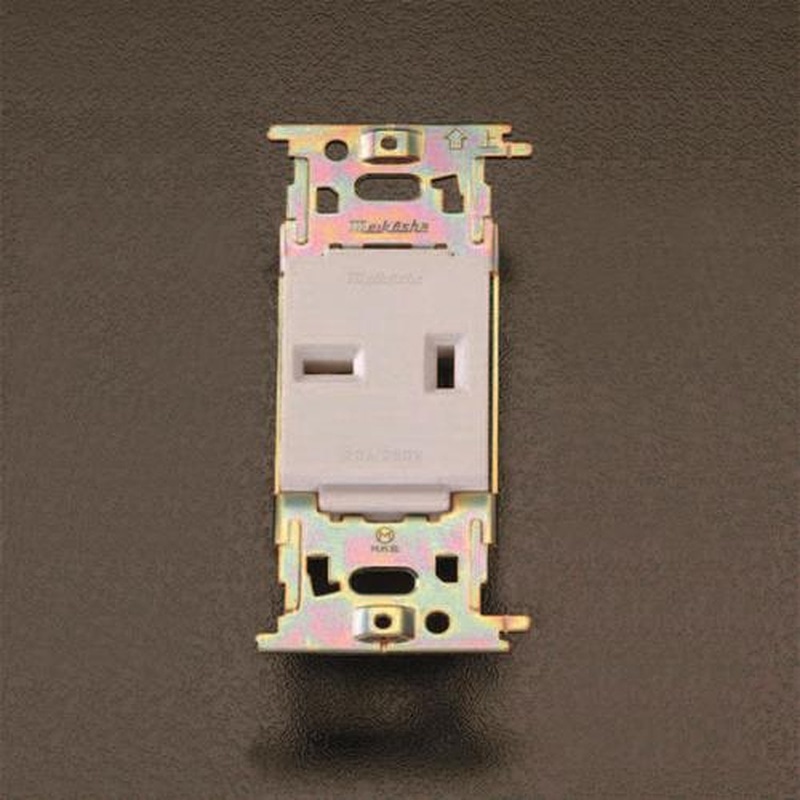 エスコ EA940cm-11 250V/20Aコンセント 1個（ご注文単位1個）【直送品】