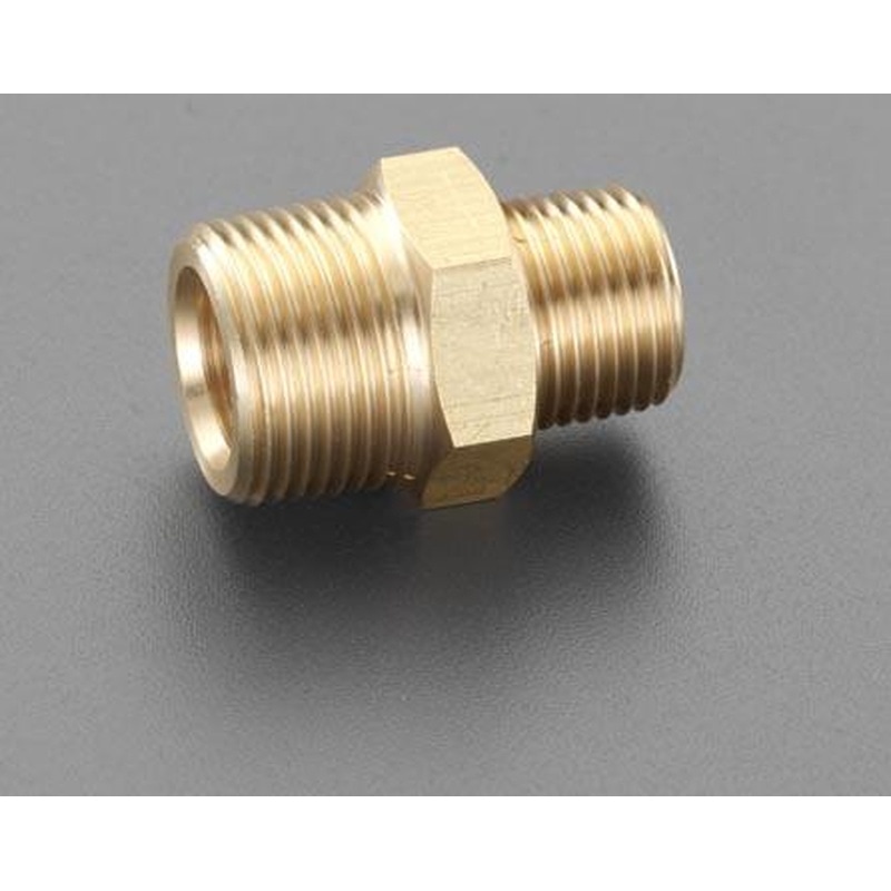 エスコ EA141AV-351 R1/8”xR1/8”ニップル 1個（ご注文単位1個）【直送品】