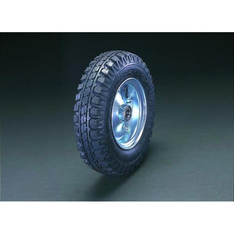 エスコ EA986MX-420 420x115mm車輪(空気入・スティールリム・ベアリング) 1個（ご注文単位1個）【直送品】