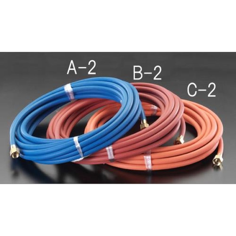 エスコ EA317C-2 5mmx10m溶接用ホース(プロパン用/オレンジ) 1個(ご注文単位1個)【直送品】