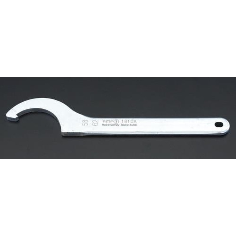 エスコ EA613XF-14 135-140mmフックレンチ(メッキ付) 1個（ご注文単位1個）【直送品】