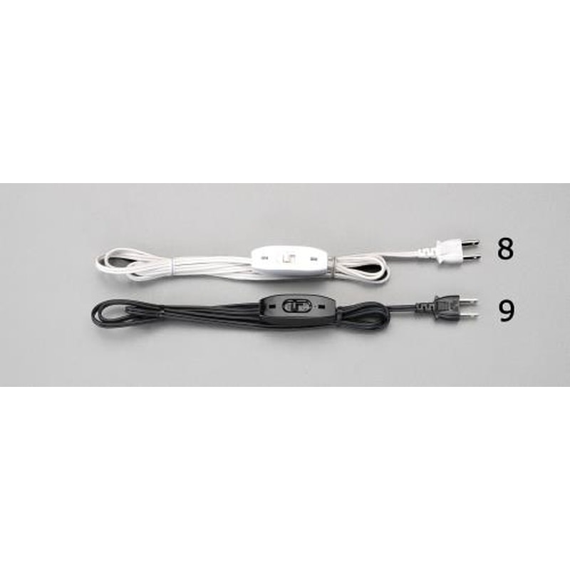 エスコ EA940CB-8 AC125V/7A中間スイッチ(2mコード付/白) 1個(ご注文単位1個)【直送品】