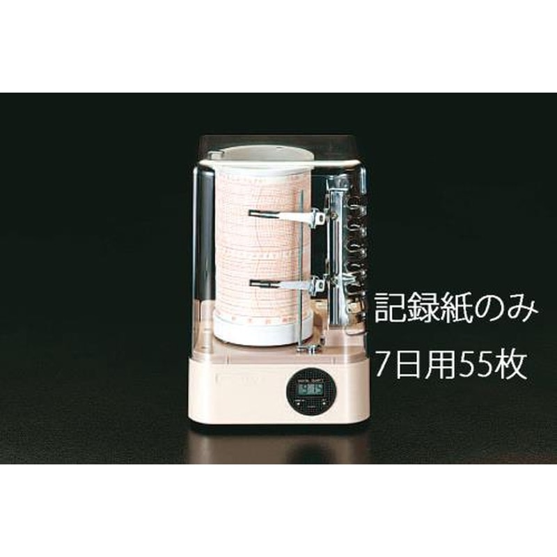 エスコ EA742TA-1[7日用]記録紙［55枚入] 1個（ご注文単位1個）【直送品】
