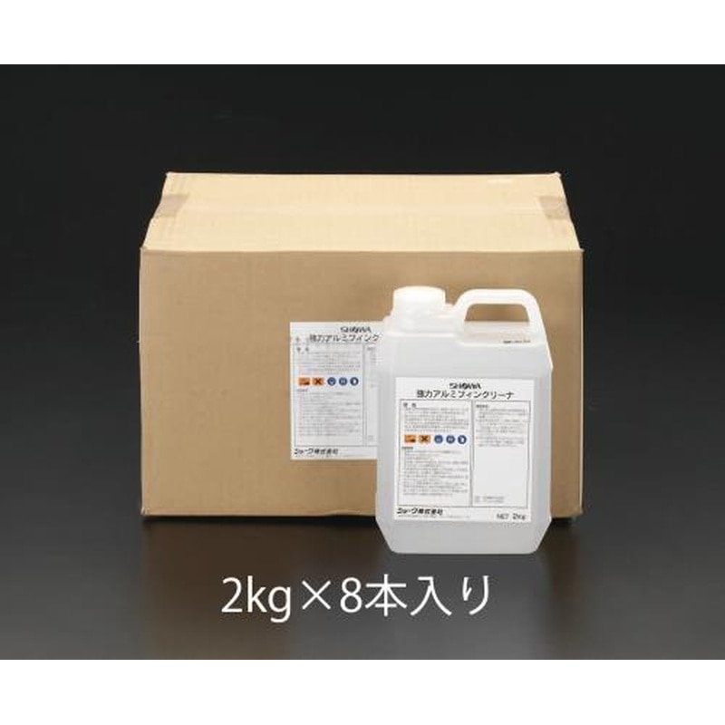 エスコ EA115-36 2.0kg強力アルミフィンクリーナー(8個) 1個(ご注文単位1個)【直送品】