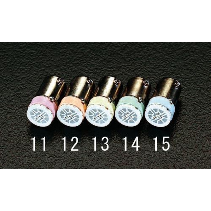 エスコ EA940DE-12 AC/DC12V(20.5mm)LEDランプ(オレンジ) 1個（ご注文単位1個）【直送品】