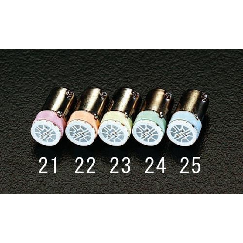 エスコ EA940DE-25 AC/DC24V(20.5mm)LEDランプ(ブルー) 1個（ご注文単位1個）【直送品】