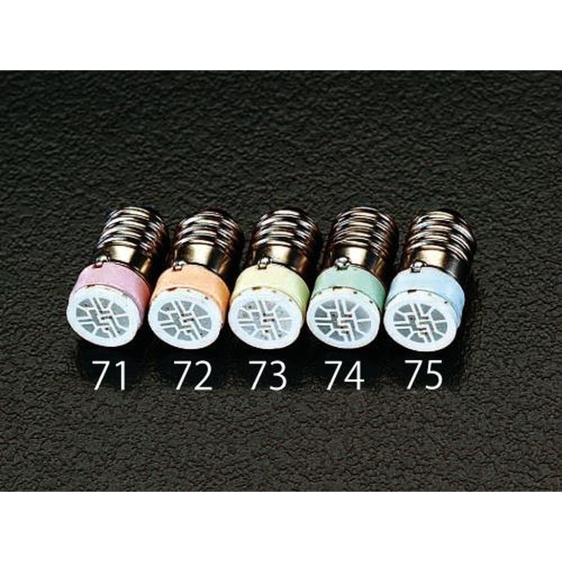エスコ EA940DE-72 AC/DC24V/E10(23mm)LEDランプ(オレンジ) 1個（ご注文単位1個）【直送品】