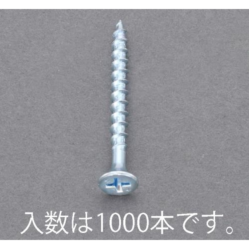 エスコ EA949FG-2 3.8x28mmコーススレッド(1000本) 1個（ご注文単位1個）【直送品】