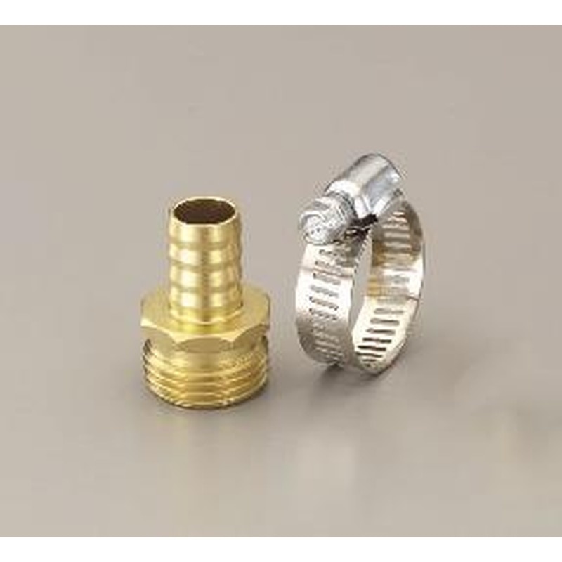 エスコ EA124GC-52 3/4”NHx18mm雄ねじステム(ホースバンド付) 1個(ご注文単位1個)【直送品】