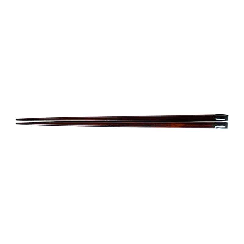 山下工芸 天削溜塗木箸 黒 27026520 1組（ご注文単位1組）【直送品】