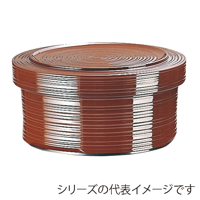 福井クラフト ロクロ目飯器　1人用　蓋親セット　杓子付 溜　内黒 39171305 1個（ご注文単位1個）【直送品】