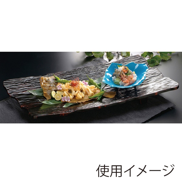 福井クラフト 越前漆器 木製懐石2尺5寸東尋坊盛器 漆曙 53250270 1個(ご注文単位1個)【直送品】