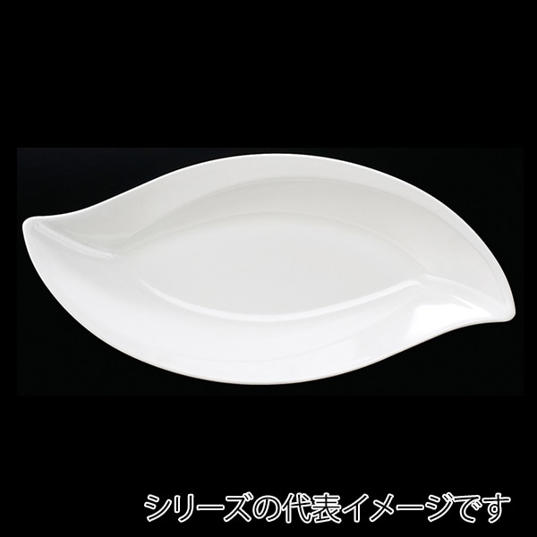 福井クラフト メラミン鉢 51.7cm 大葉盛鉢 ホワイト 51353950 1個(ご注文単位1個)【直送品】