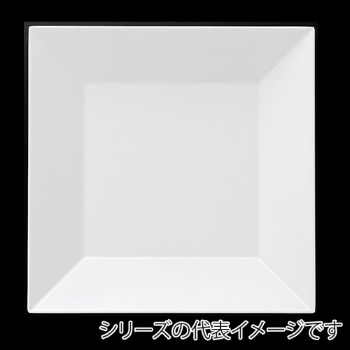 福井クラフト メラミン皿 35.5cm スクエアー盛皿 ホワイト 51353740 1個(ご注文単位1個)【直送品】