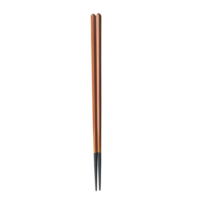 福井クラフト 細身五角木目箸　22.5cm 春慶塗 90022600 1組（ご注文単位1組）【直送品】