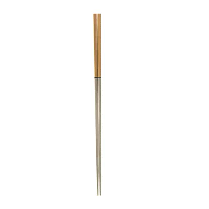 福井クラフト 長角極細箸　23.5cm 銀／金 90023058 1組（ご注文単位1組）【直送品】