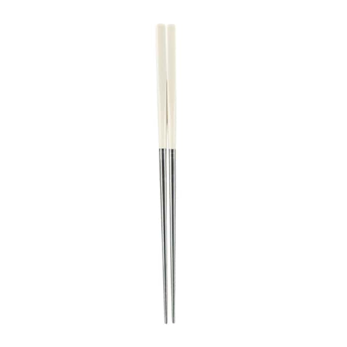 福井クラフト 韓流　中空箸　24cm ホワイト 92987520 1組（ご注文単位1組）【直送品】