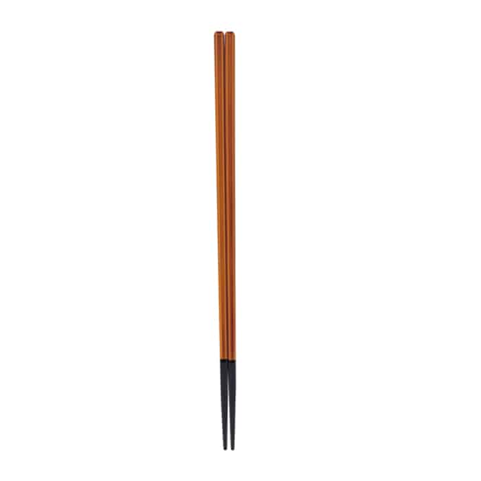 福井クラフト 面取角菜箸27cm 春慶塗 90023780 1組(ご注文単位1組)【直送品】