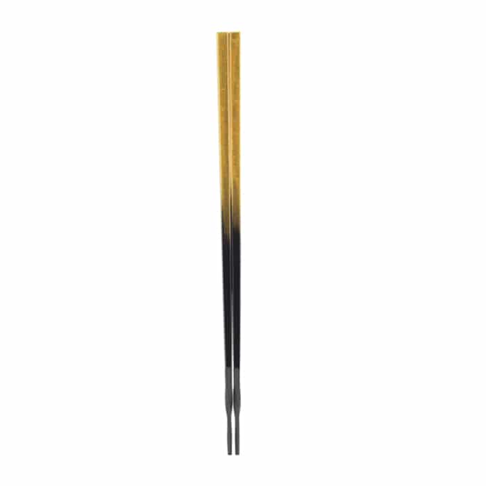 福井クラフト 先ねじれ細身箸　23.5cm 二色金箔 80601590 1組（ご注文単位1組）【直送品】