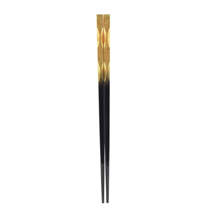 福井クラフト 双輪箸　22.5cm 二色金箔 80601710 1組（ご注文単位1組）【直送品】