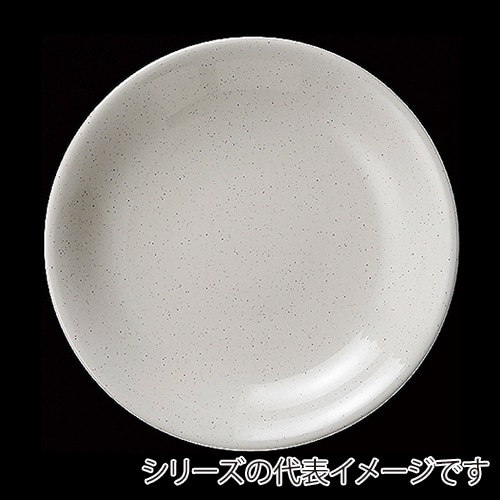 福井クラフト メラミン盛皿 35.5cm 満月皿鉢 粉引 83361080 1個(ご注文単位1個)【直送品】