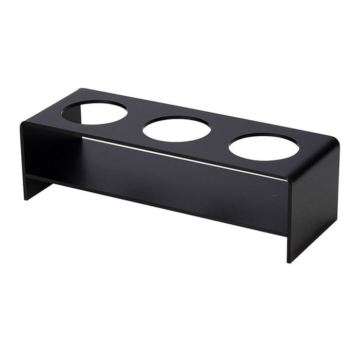 福井クラフト ビュッフェ用 アクリル穴あき什器 小 ブラック 80113450 1個(ご注文単位1個)【直送品】