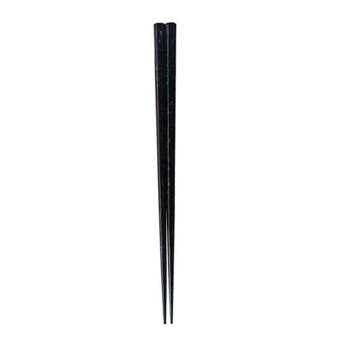 福井クラフト 割烹懐石箸　越前漆塗　23cm　八角箸 木地呂マット黒 62160910 1組（ご注文単位1組）【直送品】