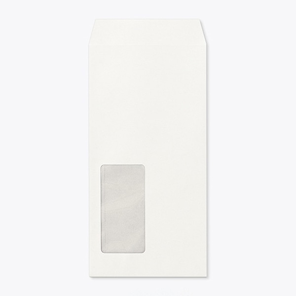 山櫻 封筒 長3窓付 スミ貼 ミエナイ白80 CoC 〒枠なし LP-HL A1300 00513805 1000枚/箱(ご注文単位1箱)【直送品】