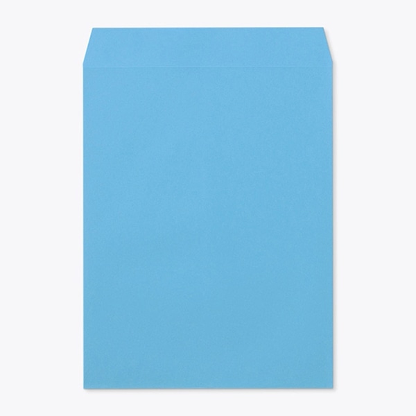 山櫻 封筒　角3　中貼　Kブルー100 〒枠なし 00540009 　500枚/箱（ご注文単位1箱）【直送品】