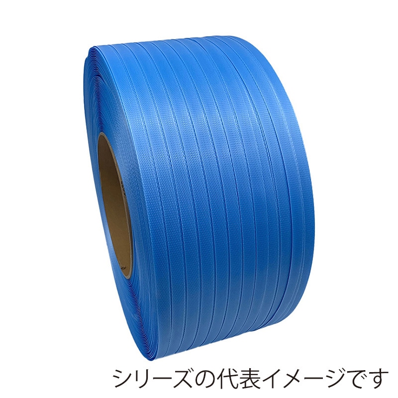 グリーンプラ PPバンド ショウデンバンド ハイブリッドタイプ DH12-HB 青 2巻セット 12mm×3000m 1セット（ご注文単位1セット）【直送品】