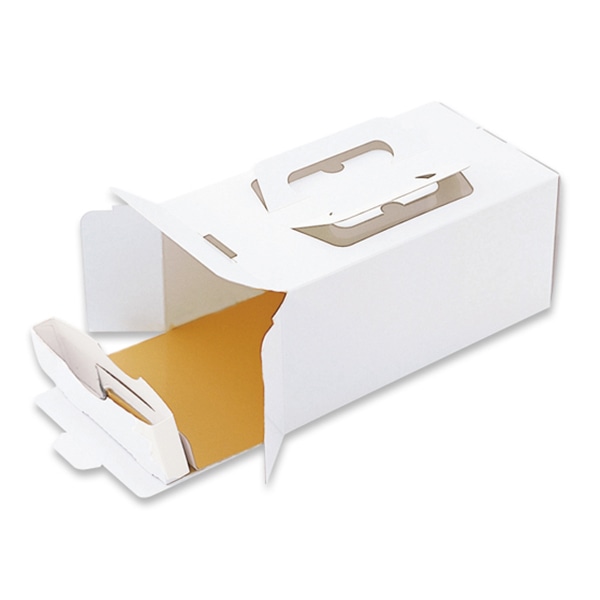 柳井紙工 スマートキャリーケース・ホワイト 6 Gトレー 20851 100枚/箱(ご注文単位1箱)【直送品】