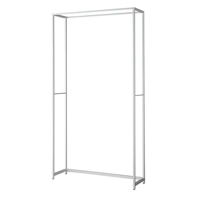 ストア・エキスプレス 店舗什器 ラテラル・ロコ 本体 ホワイト 幅120cm/奥行40×高さ240cm 61-808-59-5 1台(ご注文単位1台)【直送品】