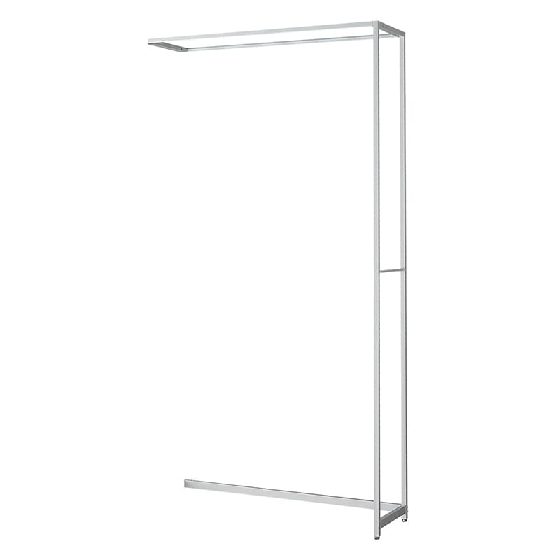 ストア・エキスプレス 店舗什器 ラテラル・ロコ 連結タイプ ホワイト 幅120cm/奥行40×高さ240cm 61-808-60-5 1台(ご注文単位1台)【直送品】