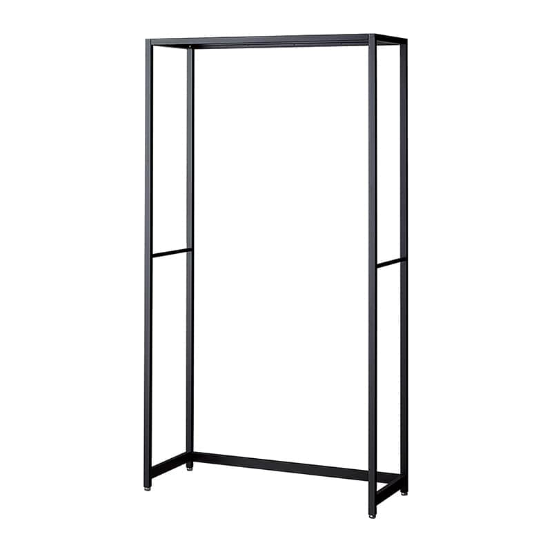 ストア・エキスプレス 店舗什器 ラテラル・ロコ 本体 ブラック 幅90cm/奥行35×高さ180cm 61-808-61-3 1台(ご注文単位1台)【直送品】