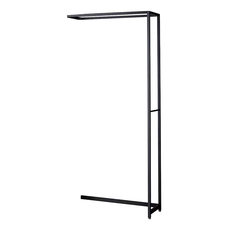 ストア・エキスプレス 店舗什器 ラテラル・ロコ 連結タイプ ブラック 幅90cm/奥行35×高さ210cm 61-808-62-4 1台(ご注文単位1台)【直送品】