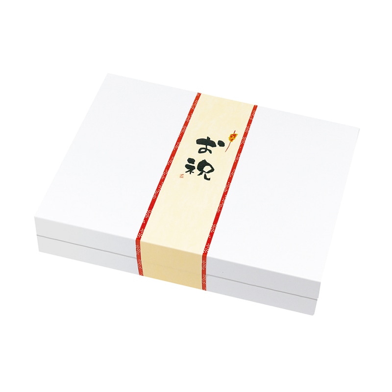 ヤマニパッケージ 洋菓子箱　ギフトBOX　フリー 特大　グロスホワイト 20-741W 50セット/箱（ご注文単位1箱）【直送品】