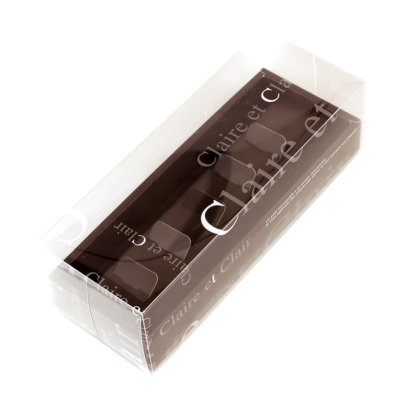 ヤマニパッケージ 洋菓子箱　クレールBOX S　ブラウン 20-760B 100セット/箱（ご注文単位1箱）【直送品】