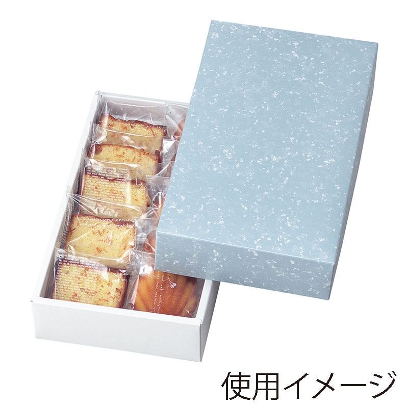 ヤマニパッケージ 和菓子箱　焼菓子　大 10ヶ入 19-57 100個/束（ご注文単位1束）【直送品】