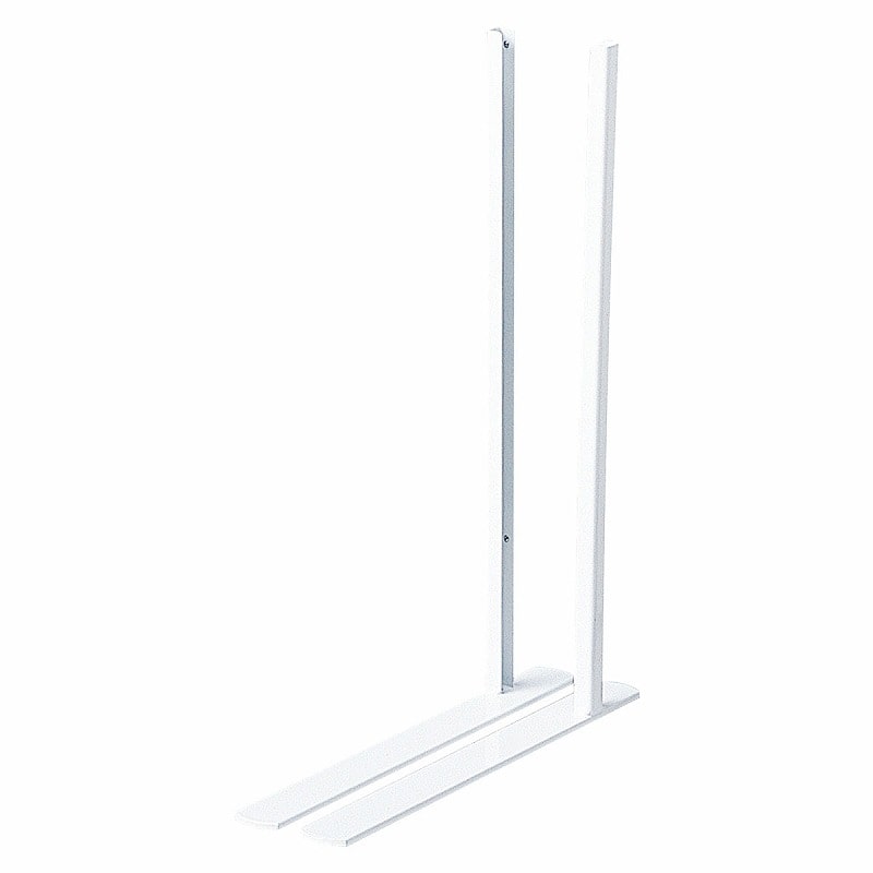 ストア・エキスプレス 卓上ネットディスプレイ用脚（左右）片面用　白 W3.2×D30×H40.5cm 61-128-7-1 1セット（ご注文単位1セット）【直送品】