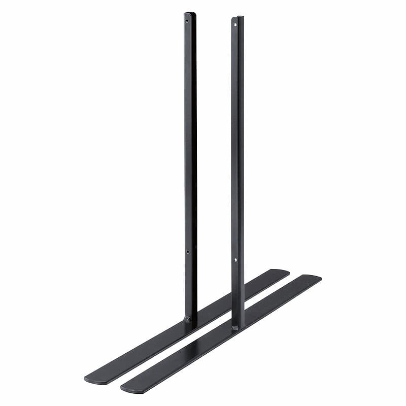 ストア・エキスプレス 卓上ネットディスプレイ用脚（左右）両面用　黒 W3.2×D50×H40.5cm 61-128-7-4 1セット（ご注文単位1セット）【直送品】