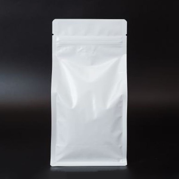ボックスパウチ バルブ付 200g用 白マット 1000枚/箱(ご注文単位1箱)【直送品】