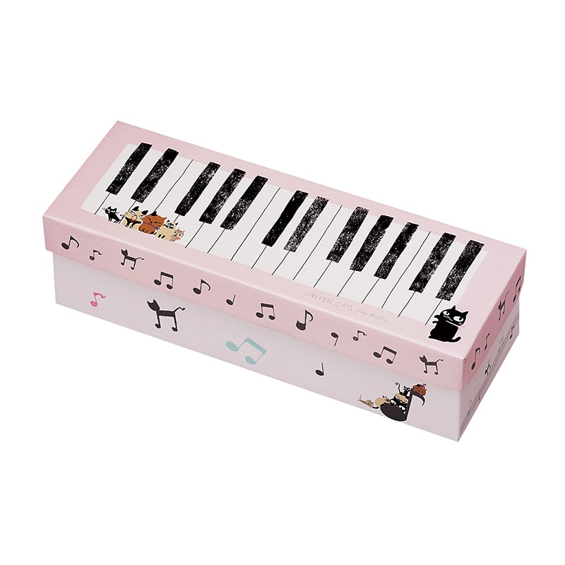 CA-GO(石渡) 貼箱 ピアノのおけいこ 128747 1個(ご注文単位10個)【直送品】