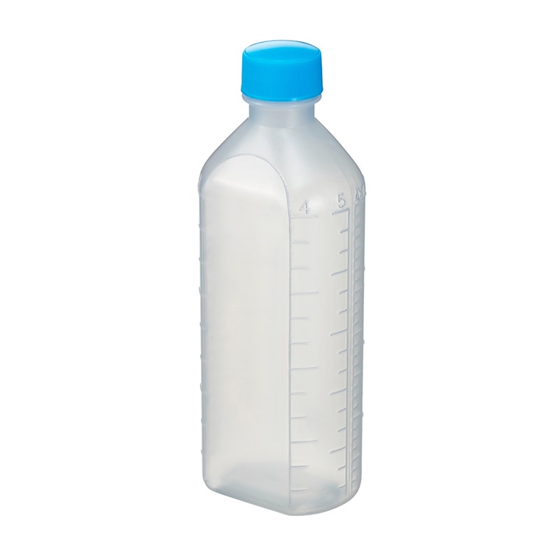 投薬瓶PPB 滅菌済 200cc 少数包装 5本入 キャップ青 1袋(ご注文単位1袋)【直送品】