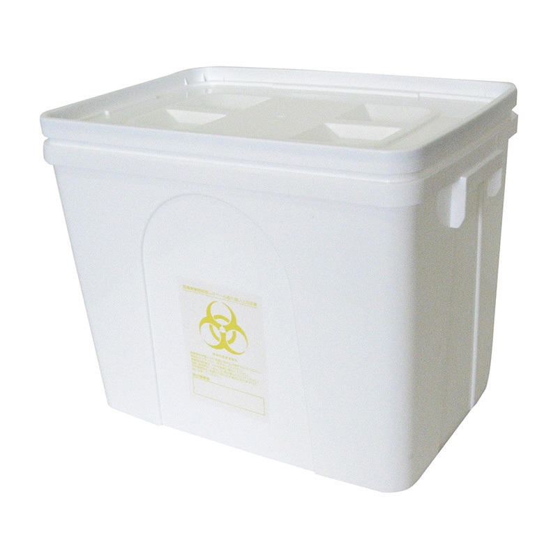 レオペール　感染性医療廃棄物容器　40L 470×320×370mm ハザード：黄 1個（ご注文単位20個）【直送品】