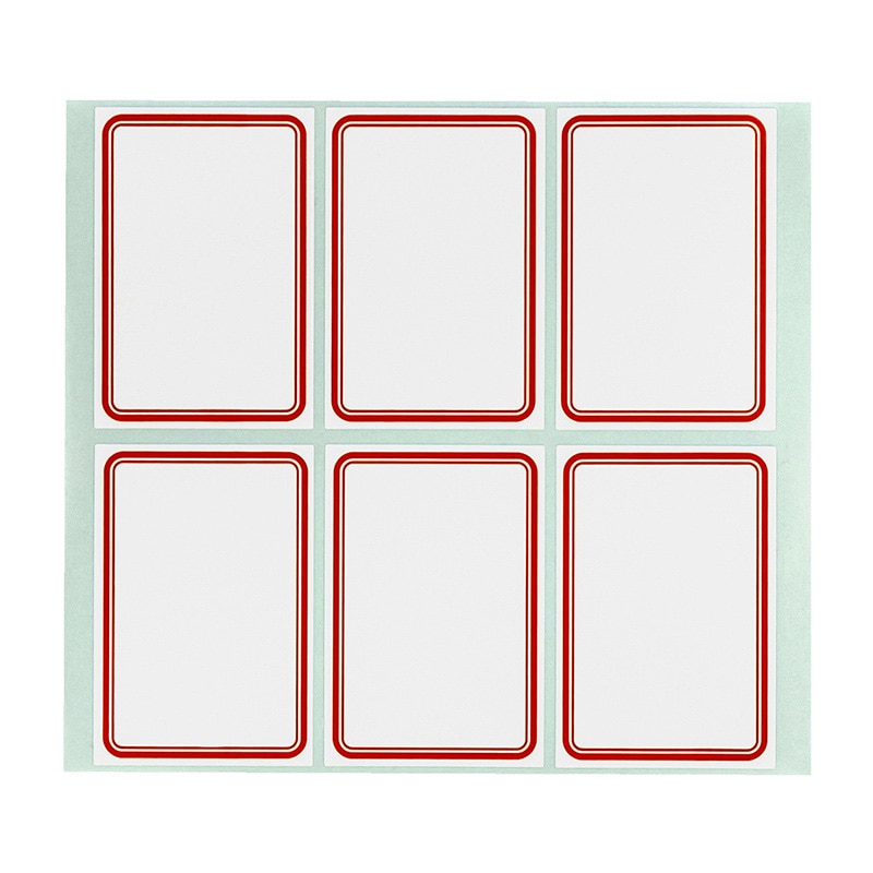 スチックタック徳用ラベル　赤-中　7162-02 180枚  1袋（ご注文単位1袋）【直送品】
