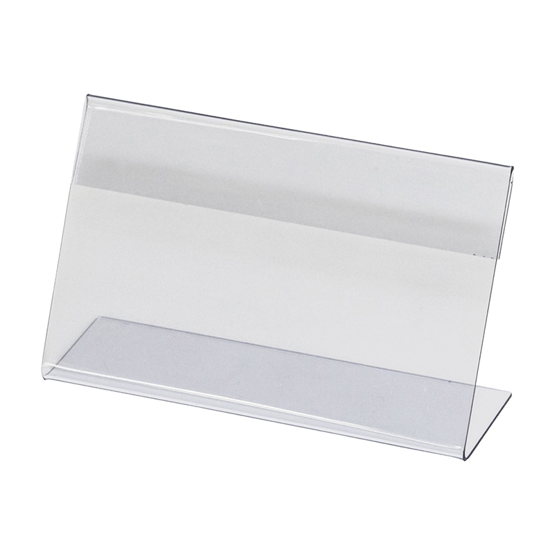 名札立 L型 70×110mm 透明 1個(ご注文単位1個)【直送品】